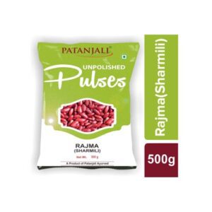 PATANJALI UNPOLISHED RAJMA (SHARMILI) 500 GM