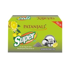 PATANJALI SUPER DISH WASH BAR 225 GM